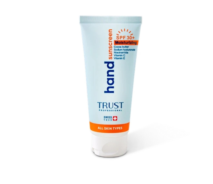 کرم تخصصی دست ضدآفتاب و آبرسان +SPF30 بیرنگ تراست