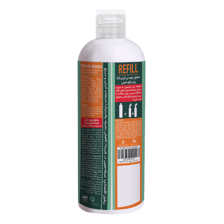 Facial Cleansing Foam Refill Solution for Oily Skin